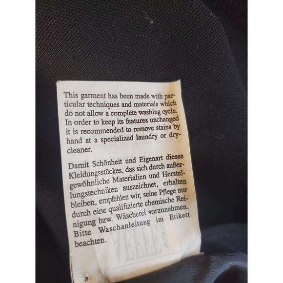 Moschino Black Wool A-Line Embellished Skirt Womens M - Picture 8 of 8